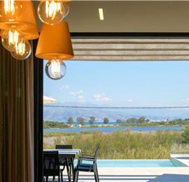 3 bedroom villa with pool & sea view, near Acharavi, sleeps 6